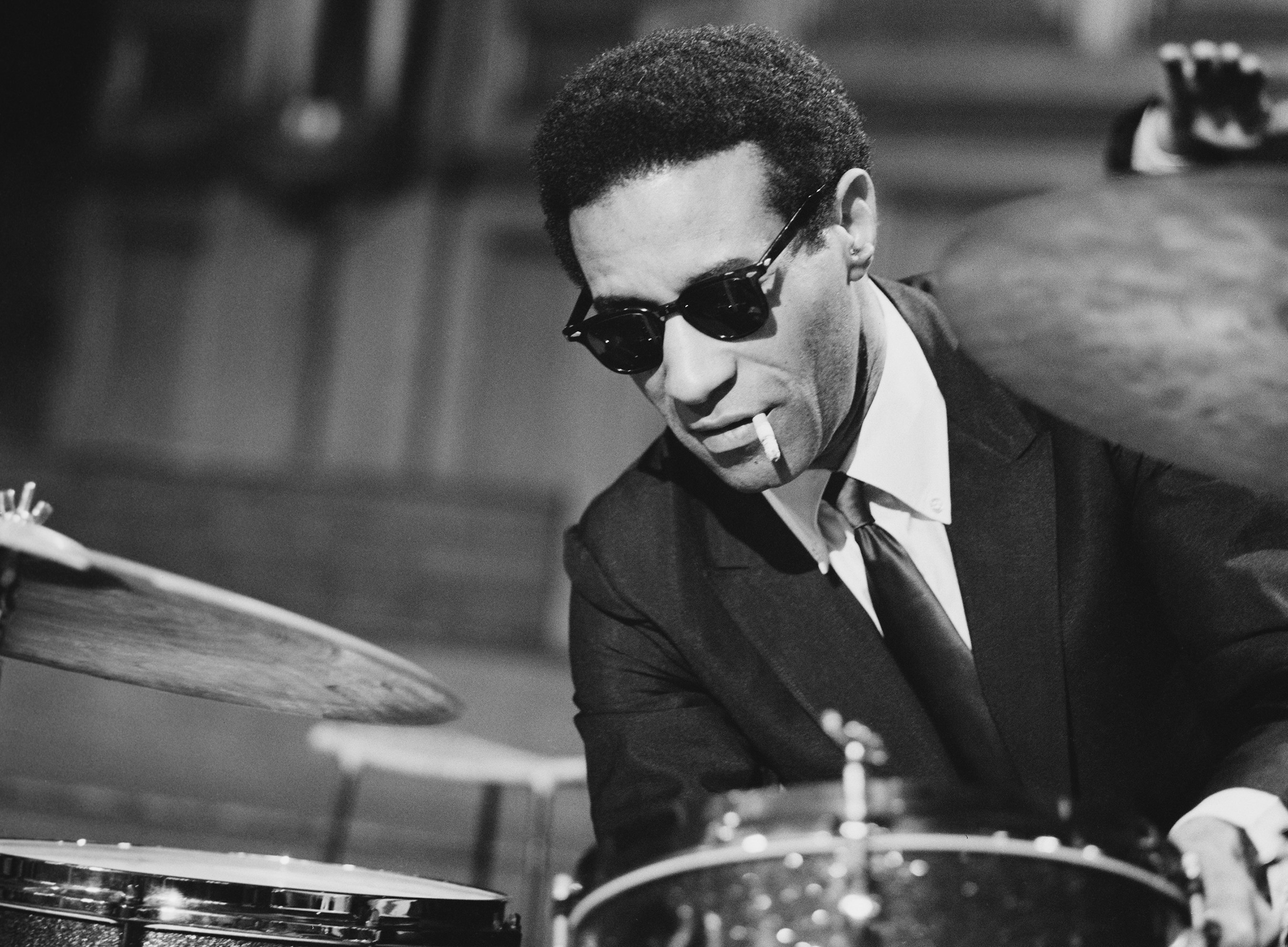 Max Roach in 1967. Photo by David Redfern/Redferns/Getty Images.